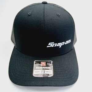 Black Mesh Snapback Snap-On Richardson Hat